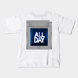 All Day Game Cartridge Kids T-Shirt